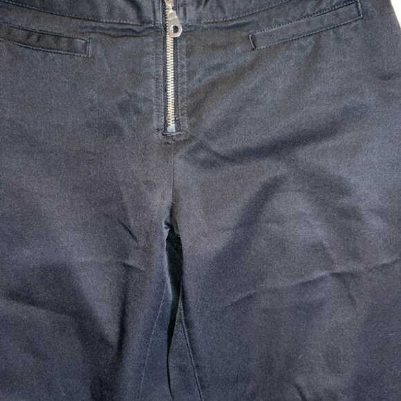 Vtg No Boundaries Junior 5 Black Flat Full Front Zipper Pockets Stretch 90's (O) - Picture 4 of 8